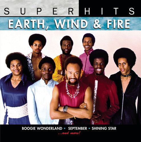 the album cover for Earth, Wind & Fire - Super Hits