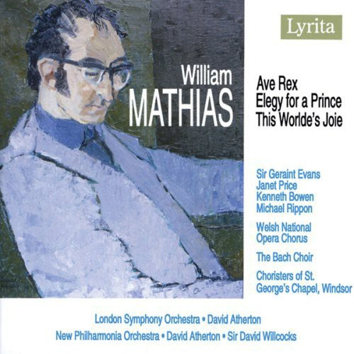 the album cover for W. MATHIAS - Music for Voice & Orchestra