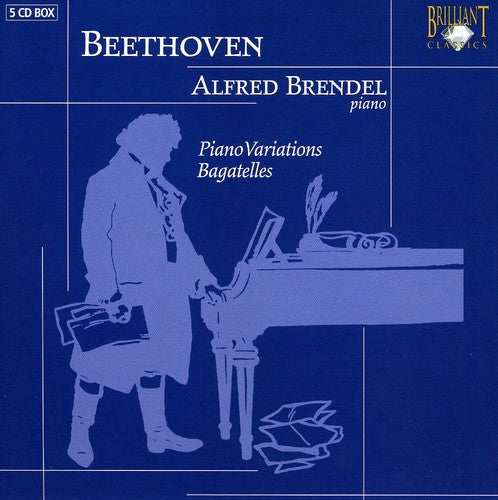 the album cover for L.V. Beethoven - Piano Variations & Bagatelles