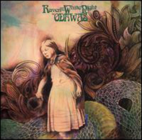 the album cover for Odawas - Raven & the White Night