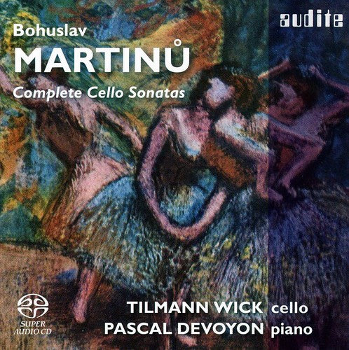 the album cover for B. MARTINU - Sonatas for Cello & Piano