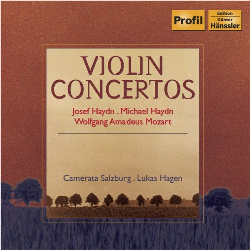the album cover for Lukas Hagen - Violin Concertos