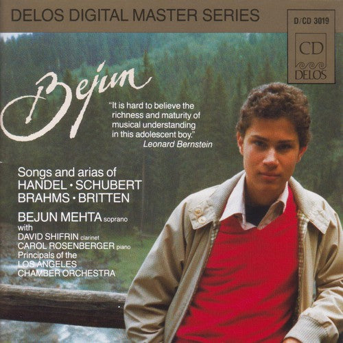 the album cover for Handel/Schubert/Brahms/Britten - Songs & Arias