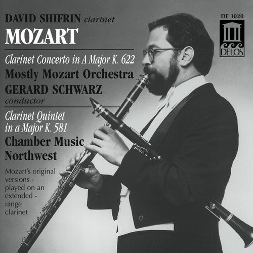 the album cover for David Shifrin - Clarinet Cto / Clarinet Quintet