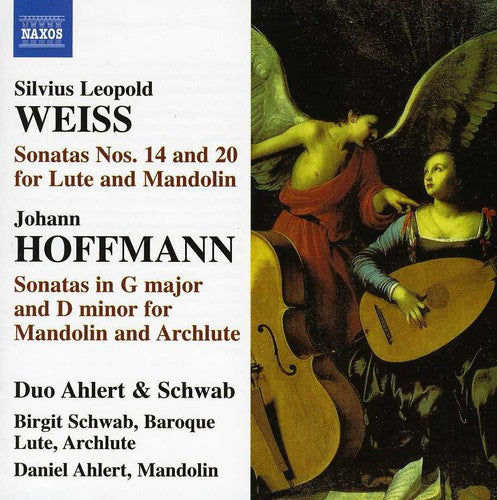 the album cover for Birgit Schwab - Sonatas for Baroque Flute & Baroque Mandolin