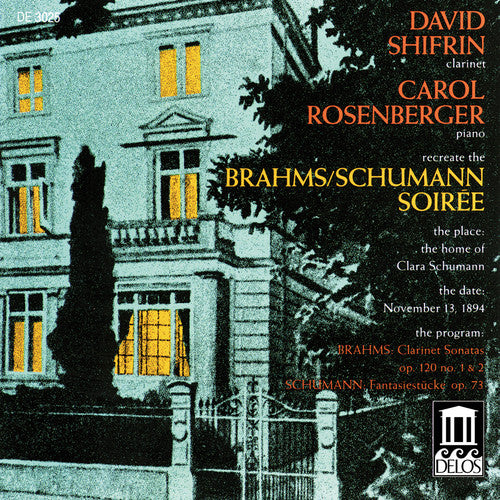 the album cover for David Shifrin - Clarinet Sonatas