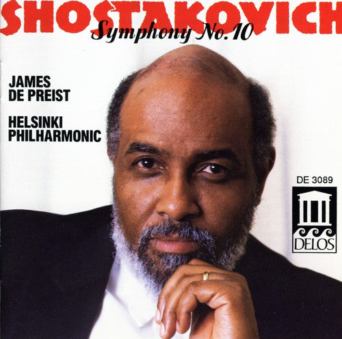the album cover for Dimtri Shostakovich - Symphony 10