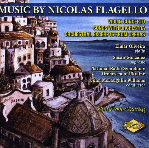 the album cover for J.A. Carpenter - Music By Nicholas Flagello