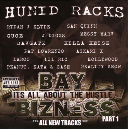 the album cover for Various Artists - Hunid Racks Bay Bizness