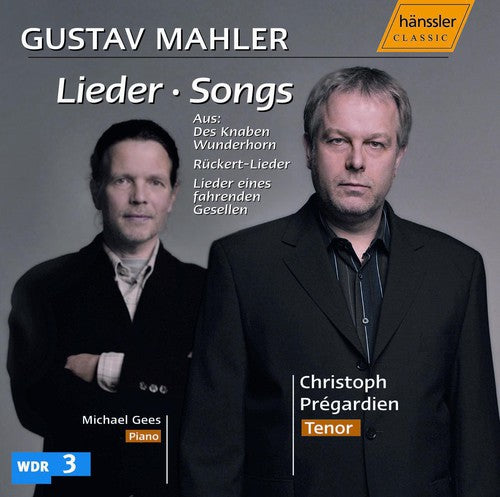 the album cover for G. MAHLER - Lieder