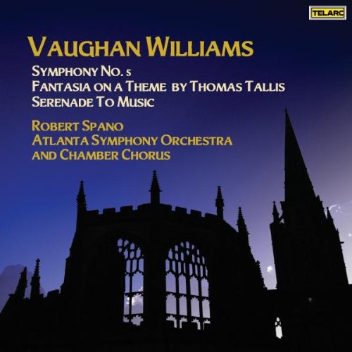 the album cover for Vaughan / Spano / Aso - Symphony No 5 / Fantasia On A Theme By Thomas Tall