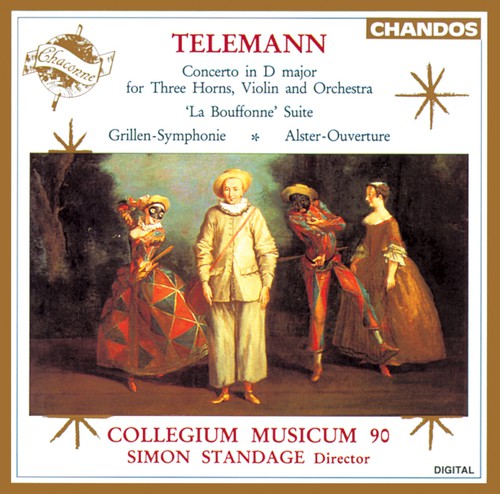 the album cover for Collegium Musicum 90 - Concerto in D / la Boufonne Suite