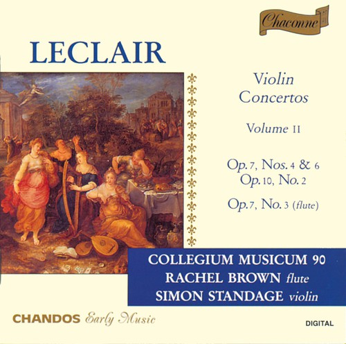 the album cover for Collegium Musicum 90 - Violin Concertos