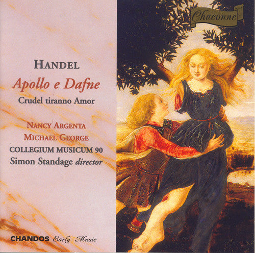 the album cover for Simon Standage - Apollo E Dafne