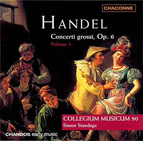 the album cover for Simon Standage - Concerti Grossi Op. 6