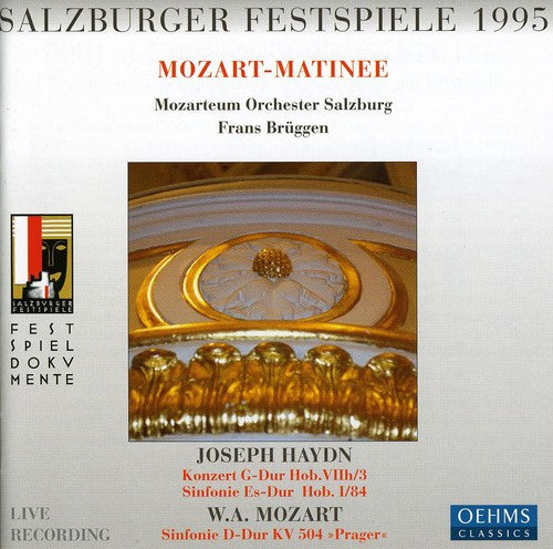the album cover for W.A. Mozart - Symphony 38 / Concerto Grosso