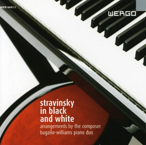 the album cover for I. STRAVINSKY - In Black & White