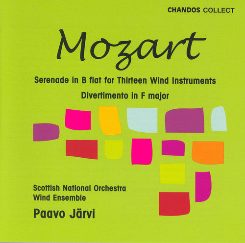 the album cover for PAAVO JARVI - Serenade for 13 Wind Instruments