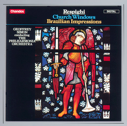 the album cover for GEOFFREY SIMON - Church Windows / Brazilian Impressions