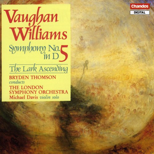 the album cover for R. VAUGHAN WILLIAMS - Symphony 5 / Lark Assending