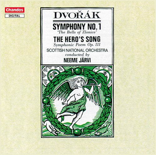 the album cover for Neeme JÃ¤rvi - Symphony 1 / Overture " Hero's Song "