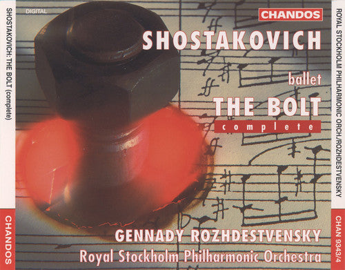 the album cover for Gennady Rozhdestvensky - Bolt