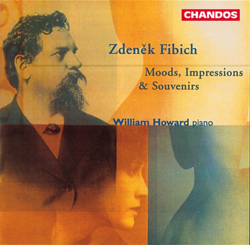 the album cover for William Howard - Moods Impressions & Souvenirs for Piano