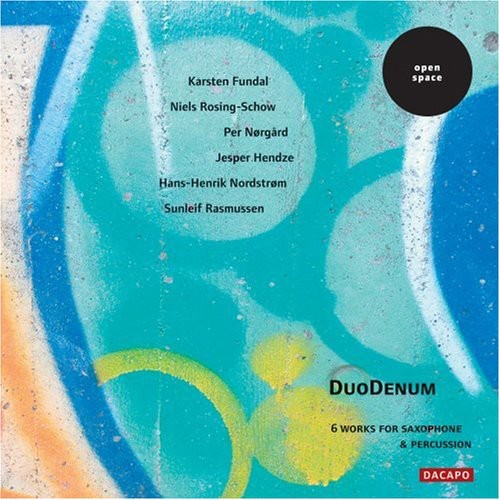 the album cover for Dodenum - 6 Works for Saxophone & Percussion