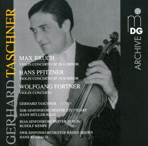 the album cover for M. BRUCH - Violin Concerto