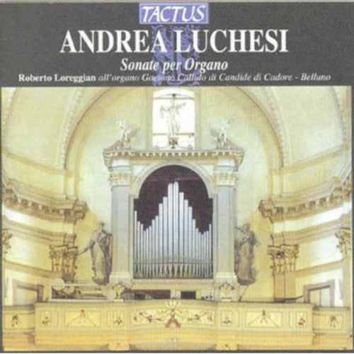 the album cover for Roberto Loreggian - Organ Sonatas