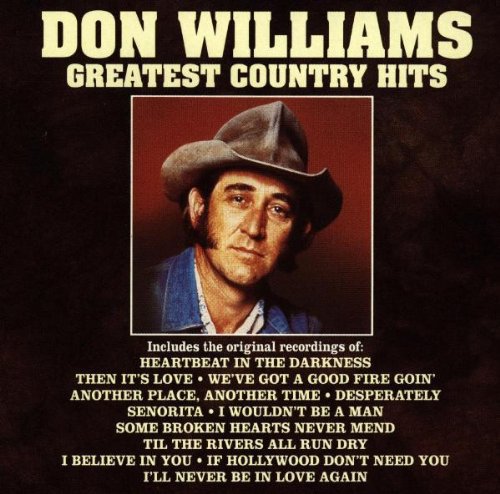 the album cover for Don Williams - Greatest Country Hits