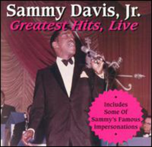 the album cover for Sammy Davis Jr - Greatest Hits Live
