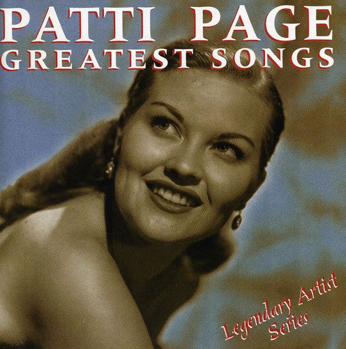 the album cover for Patti Page - Greatest Songs