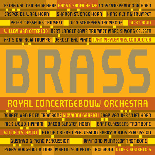 the album cover for Royal Concertgebouw Orchestra, members - Brass