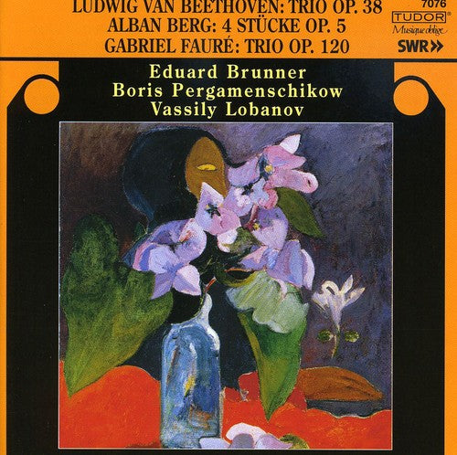 the album cover for Beethoven/Berg/Faure - Trio
