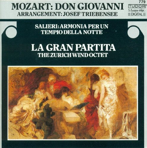 the album cover for MOZART/SALIERI - La Gran Partita Play Mozart & Salieri