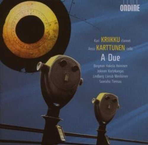 the album cover for Kari Kriikku - Clarinet Concerto - Gran Due Chorale