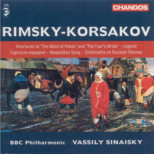 the album cover for BBC Philharmonic Orchestra - Overture to the Maid of Psko / Overture to Bride