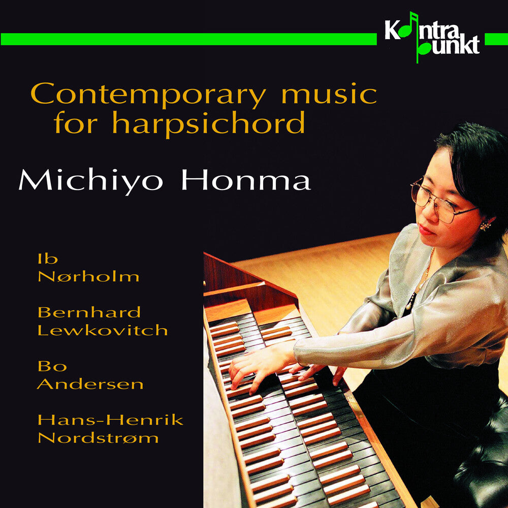 the album cover for Michiyo Honma - Contemporary Music for Harpsichord