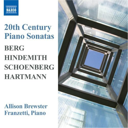 the album cover for Allison Brewster Franzetti - Piano Sonatas: Three Piano Pieces