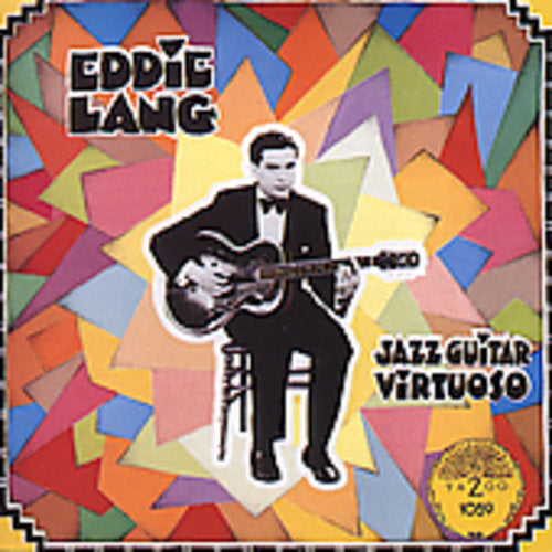 the album cover for Eddie Lang - Jazz Guitar Virtuoso