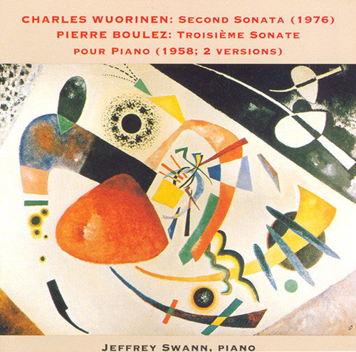 the album cover for Jeffrey Swann - Piano Sonata No. 2 & 3