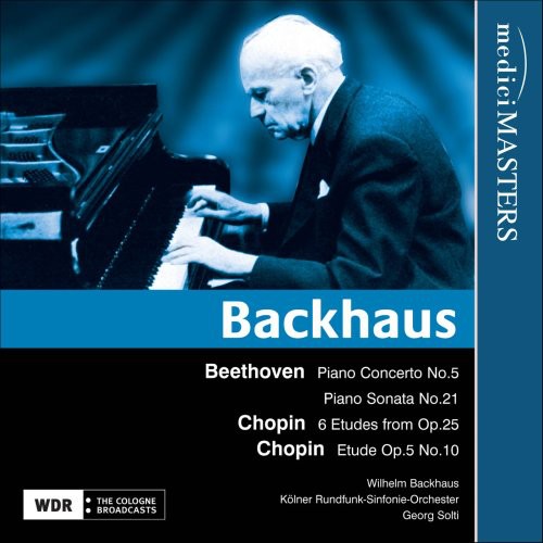 the album cover for Beethoven/Chopin - Backhaus