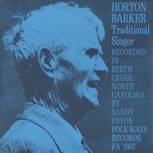 the album cover for Horton Barker - Traditional Singer