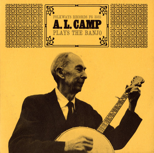 the album cover for A.L. Camp - Plays the Banjo