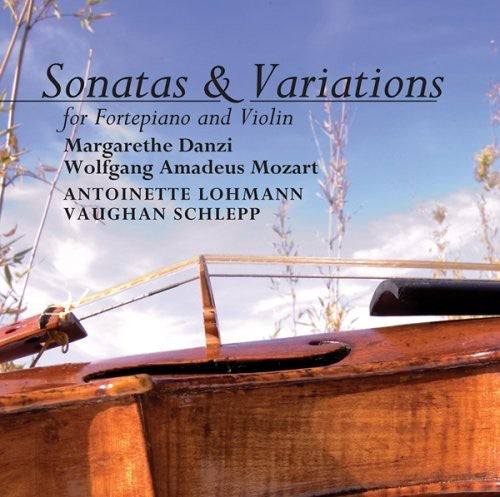 the album cover for Vaughan Schlepp - Sonatas & Variations for Fortepiano & Violin