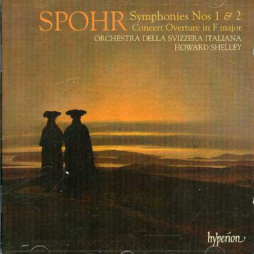 the album cover for L. SPOHR - Symphonies 1 & 2 Concerto Overture