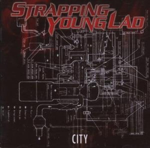the album cover for Strapping Young Lad - City