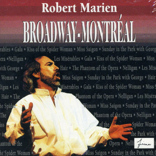 the album cover for Robert Marien - Broadway Montreal [Import]