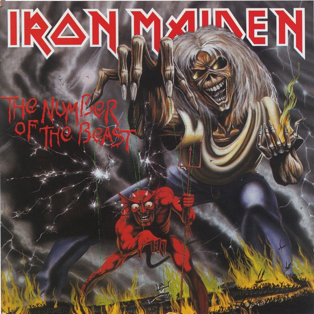 the album cover for Iron Maiden - Number Of The Beast [Import]